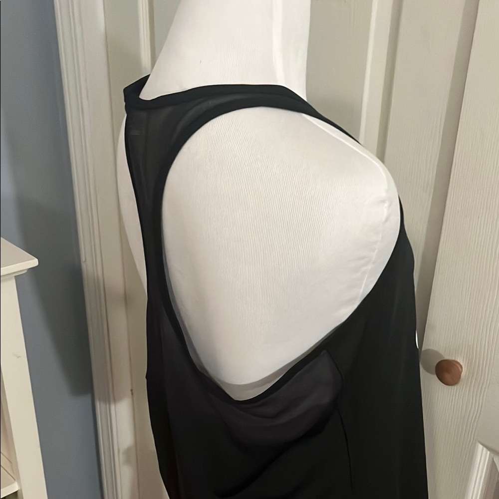 Adidas Black Relaxed Sleeveless Tank Top - Picture 4 of 4